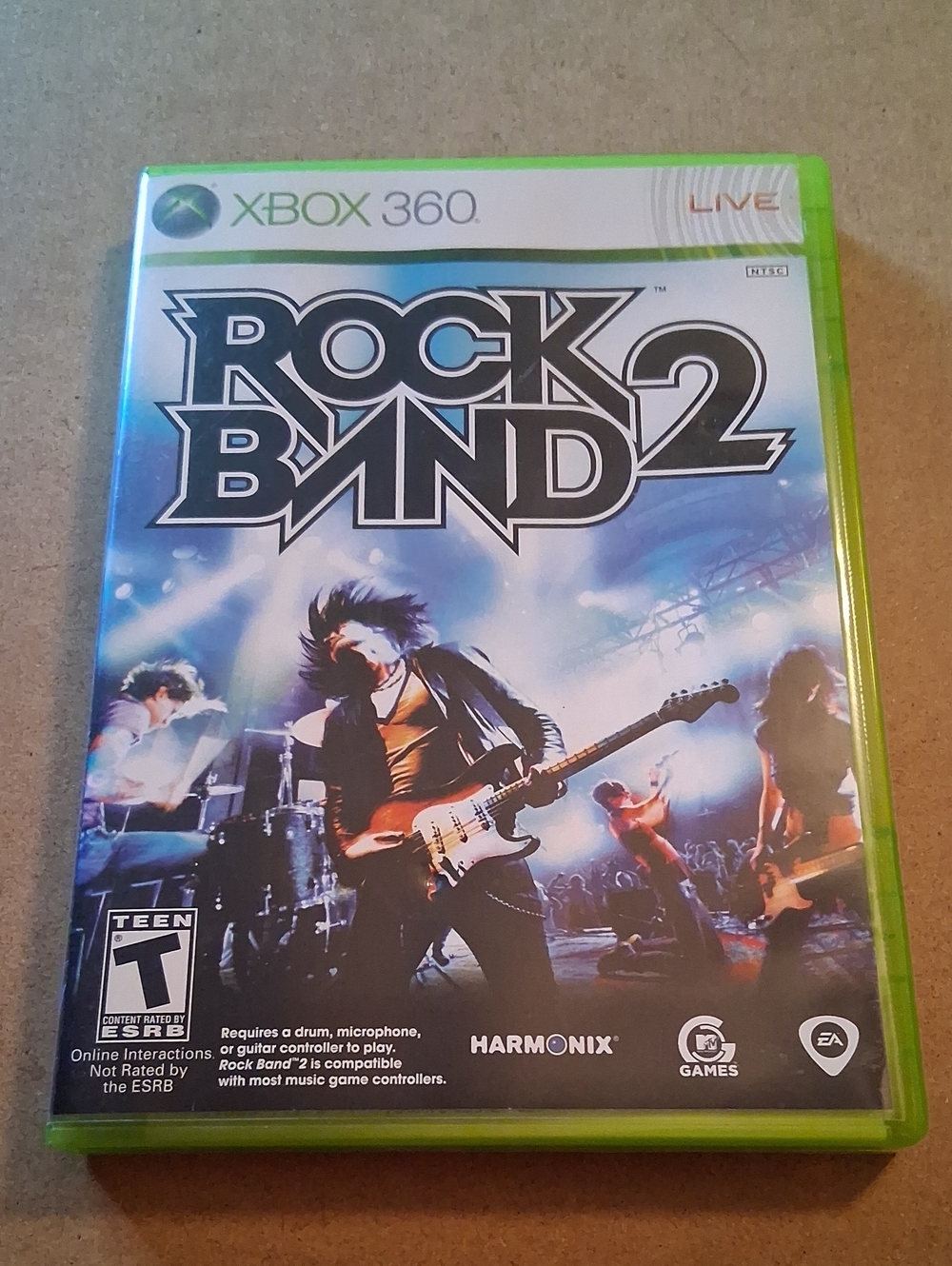 Rock Band 2 Video Game - Green Case